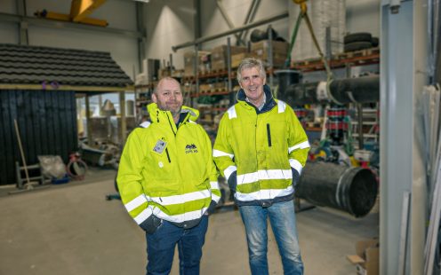 Fra venstre: Roy Salminen, daglig leder og Arvid Engløkk, prosjektleder og gründer, QPS.