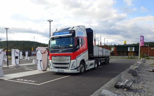 Et velfortjent ladestopp på tilbaketuren.