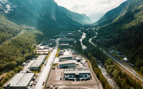 Oversiktsbilde Fjernvarme Svadde Rjukan