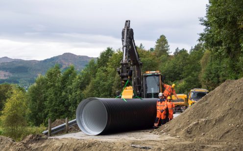 Infra lettvektsrør