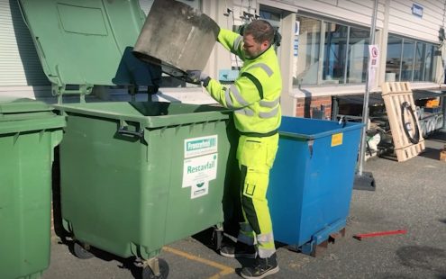 Hos oss vaskes ingen plastpellets vekk med regnvær.