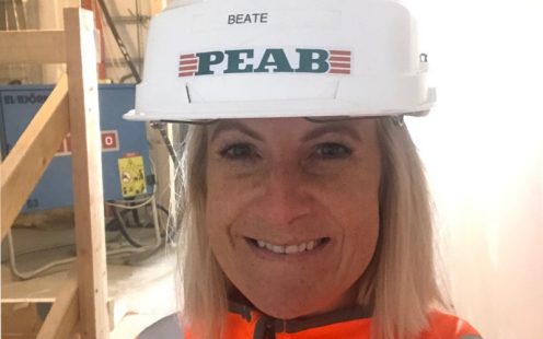 Prosjektleder i Peab, Beate Cappelen