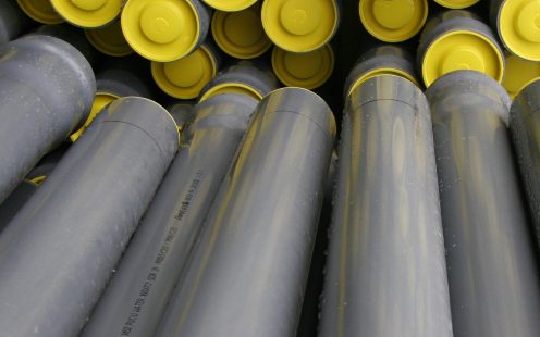 PVC trykkrør på lager