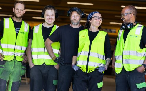 Five employees in Pipelife Norway