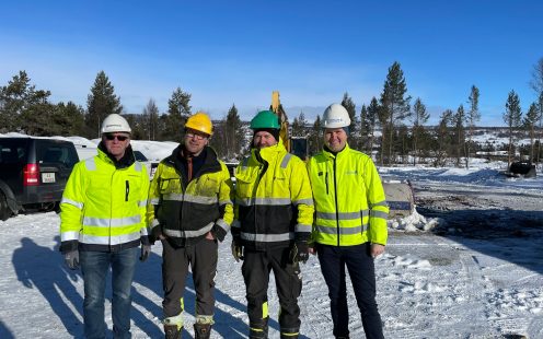 Fra venstre: Terje Lindseth (Heidenreich), Kjetil Eggen (Ramlos), Martin Skanke (Ramlos), Lars Jakob Bugten (Pipelife)