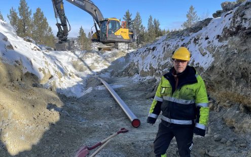 Kjetil Eggen, prosjektleder i Ramlos AS, er godt vant til anleggsarbeid i Røroskulden.