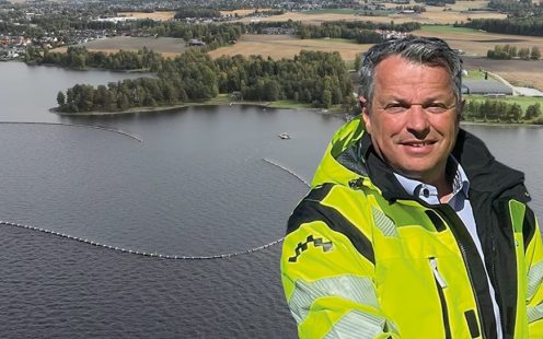 Jan Kenneth Bartolo forteller at Pipelife har produsert PE-trykkrør ved Stathelle-fabrikken siden 1952, og flere av de første rørene fortsatt er i drift.