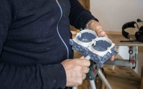 Krøderen Elektro opplever veggboksen som enkel å montere.