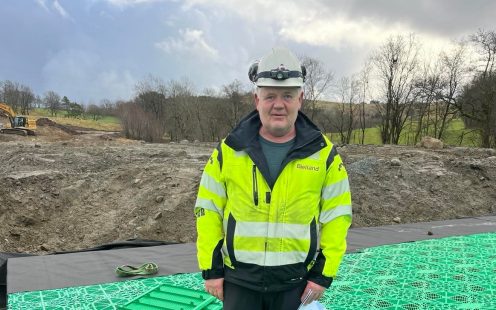 Anleggsleder Svein Viste forteller om en utelukkende positiv opplevelse.