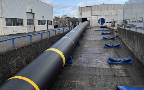 The pipes are produced at Pipelife's facilities in Stathelle.